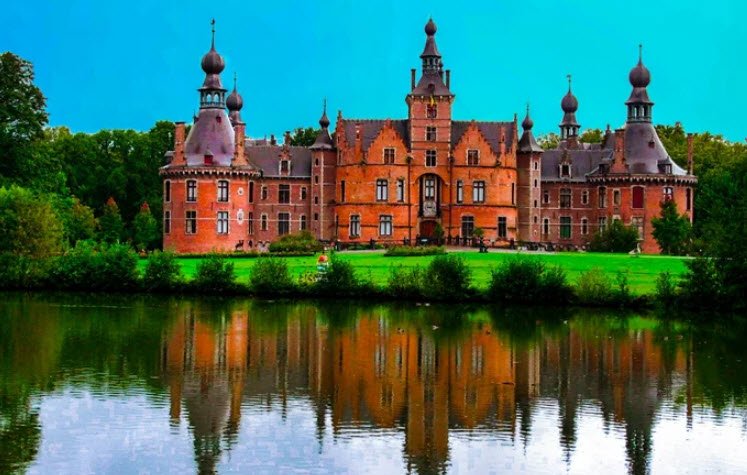 Castle of l'Estriverie, Lessines, Belgium, Belgium